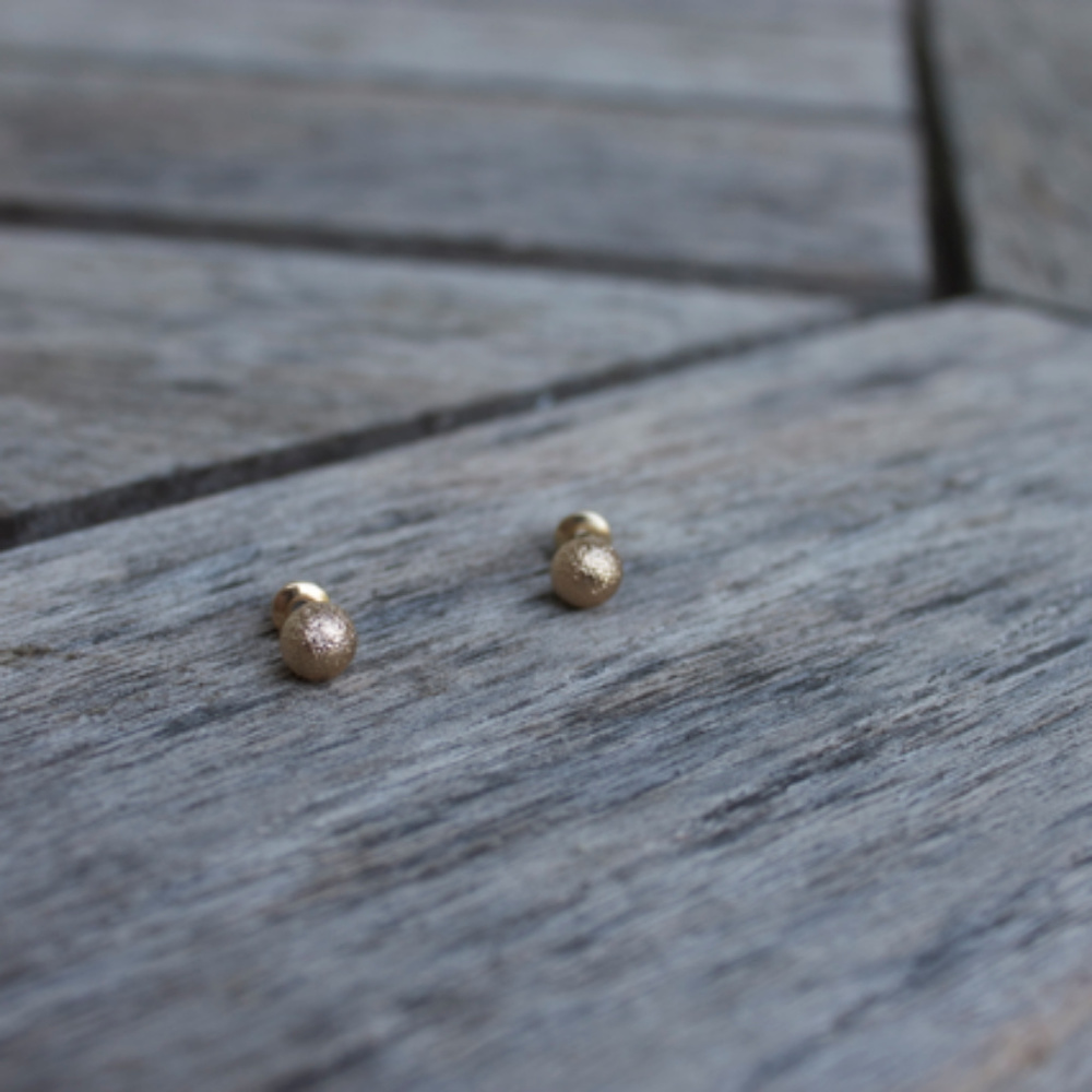 Textured Stud Earrings — Everly and Ace